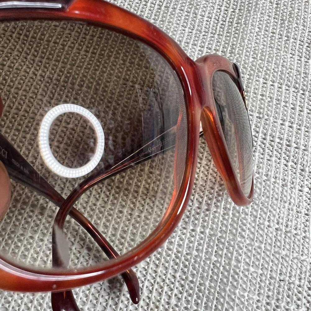 Gucci Sunglasses Womens One Size Brown Tortoise Square Made In Italy GG 2127/S - Picture 8 of 11